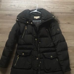 Hunter green Michael Kors winter coat